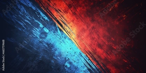 Fototapeta two color background with versus concept. generative AI