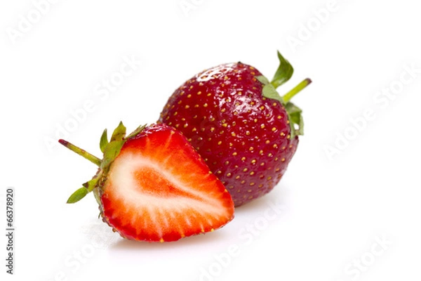 Fototapeta Strawberry isolated on white background