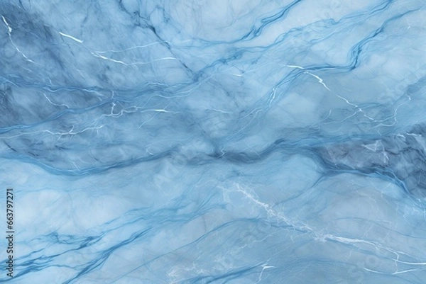 Obraz Light Blue and Black Marble Seamless Texture