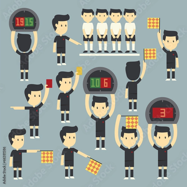 Obraz Football referee