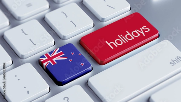 Obraz New Zealand Holidays Concept