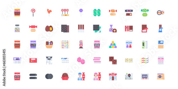 Fototapeta  candy  icon pack