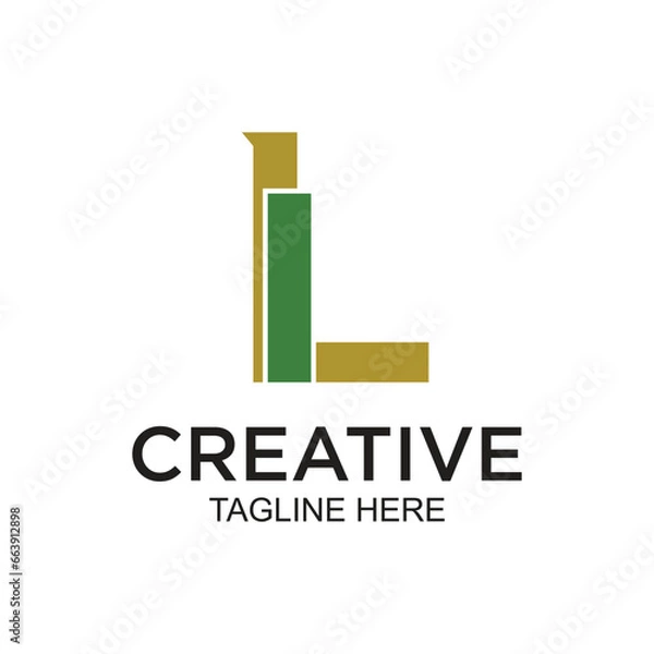 Fototapeta Creative logo design simple concept Premium Vector