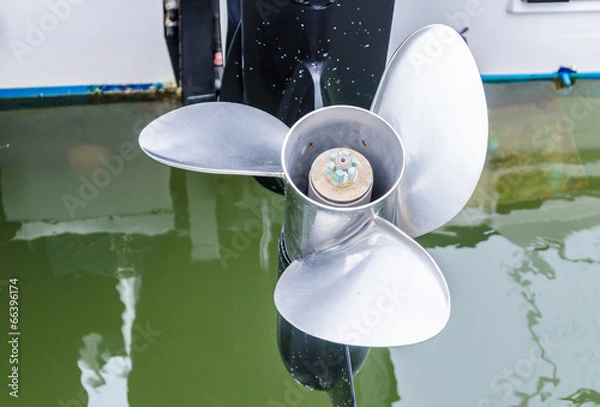 Obraz boat engine propeller
