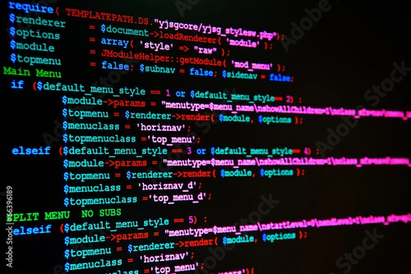 Obraz Website Programming Language