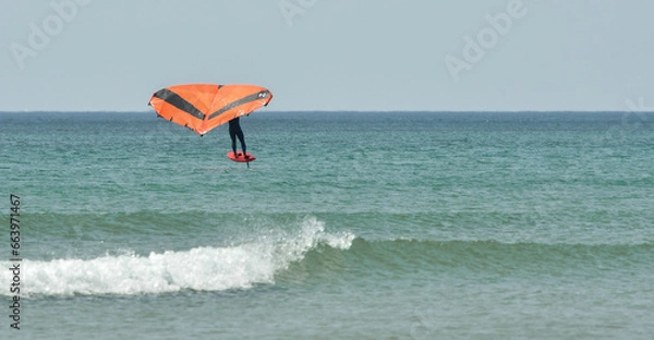 Obraz Décollage immédiat en wingfoil