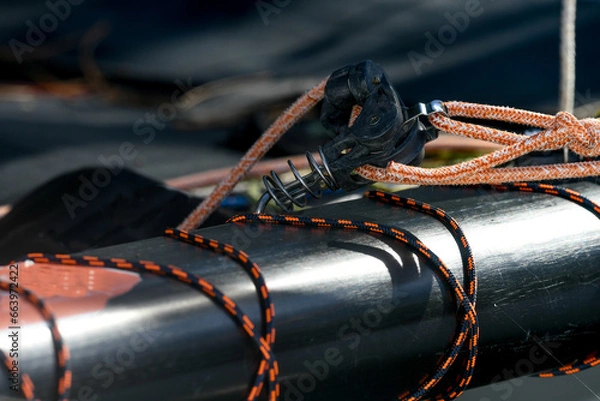 Obraz Cordages au repos après la régate