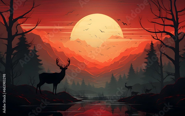 Fototapeta minimalistic wallpaper