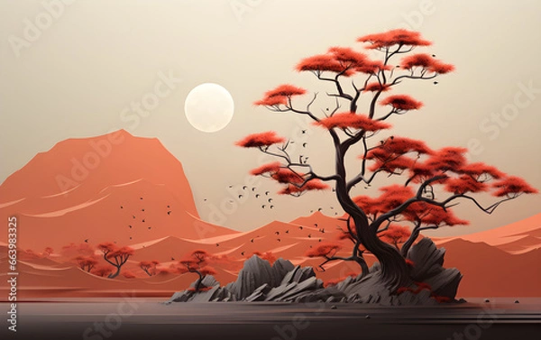 Fototapeta minimalistic wallpaper