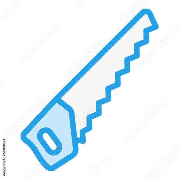 Fototapeta Saw Vector Icon Design Illustration