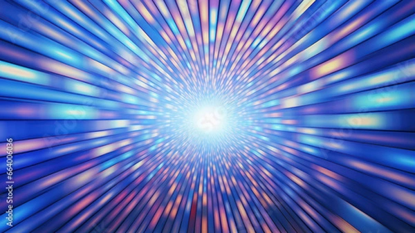 Obraz Abstract Perspective Pattern with Sky Gradient