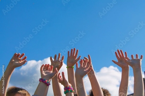Fototapeta Podnieś ręce