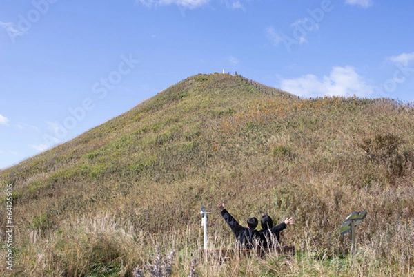 Obraz 観光地のカップル