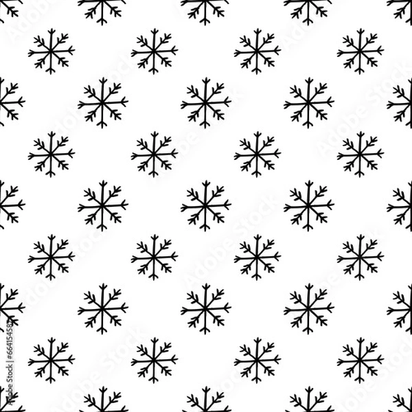 Obraz Festive Christmas Seamless Pattern Illustration