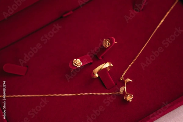 Obraz red door knocker