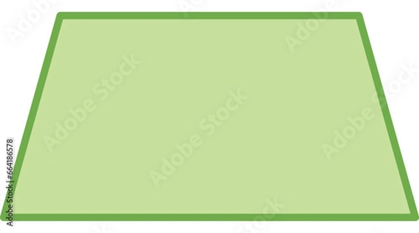 Fototapeta trapezoid shape in geometric for studying