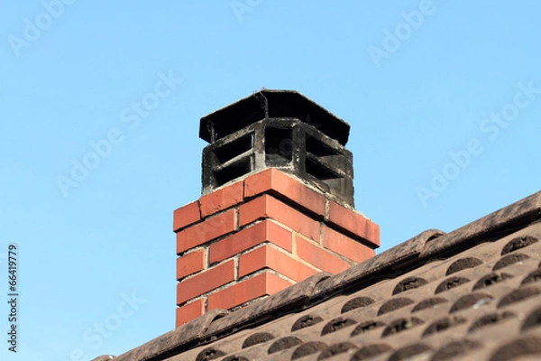 Fototapeta alter Schornstein