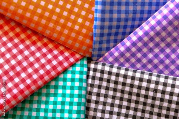 Fototapeta checked texture
