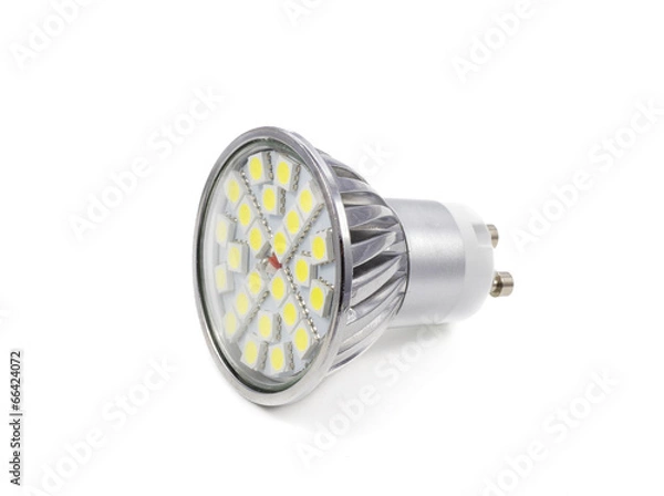 Obraz LED light bulb close up