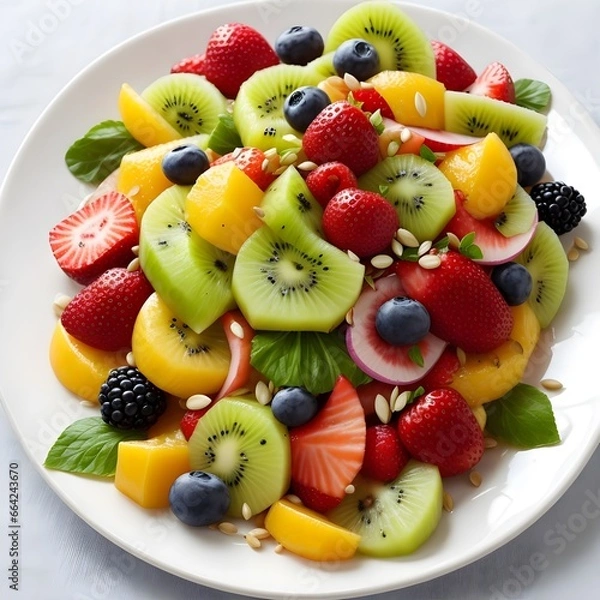 Fototapeta Good Food, Good Life: A Visual Feast for Health