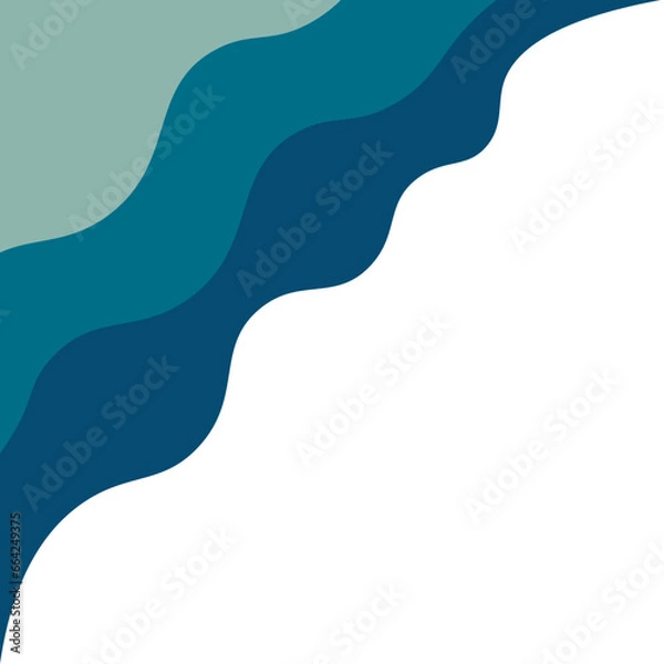 Fototapeta Retro Abstract Wave Corner
