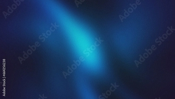 Fototapeta abstract blue and black gradient texture with grain ombre background