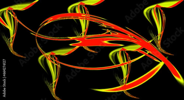 Obraz Yellow and red light