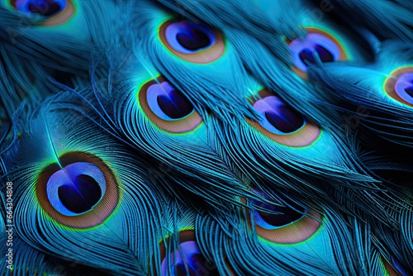 Fototapeta peacock feather background