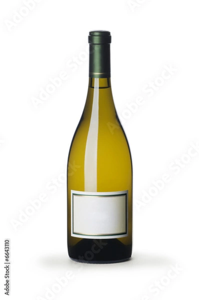Obraz White wine bottle
