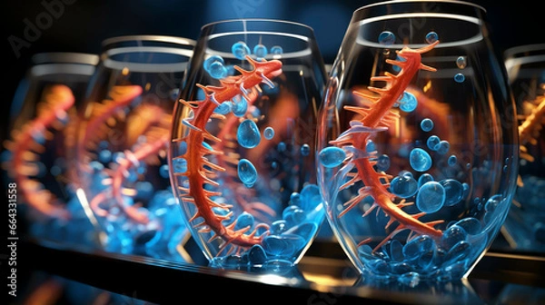 Obraz dna strand in a laboratory