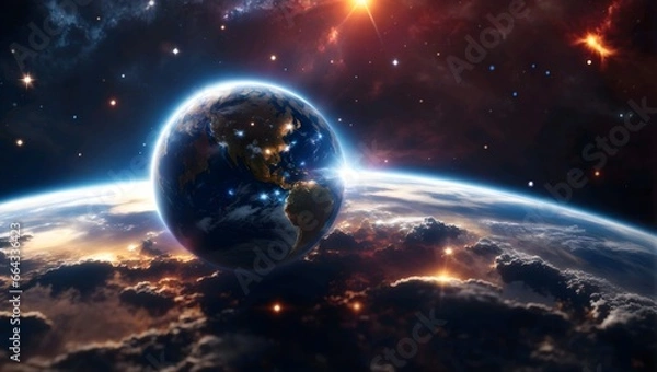 Obraz earth in space