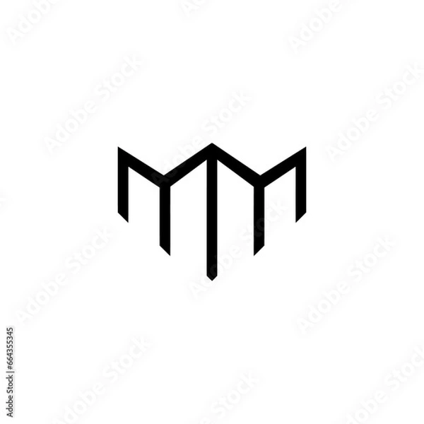 Fototapeta mm logo design 