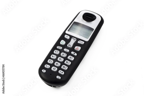Obraz Phone isolated on white.