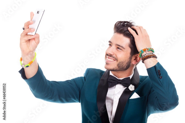 Obraz young man with style