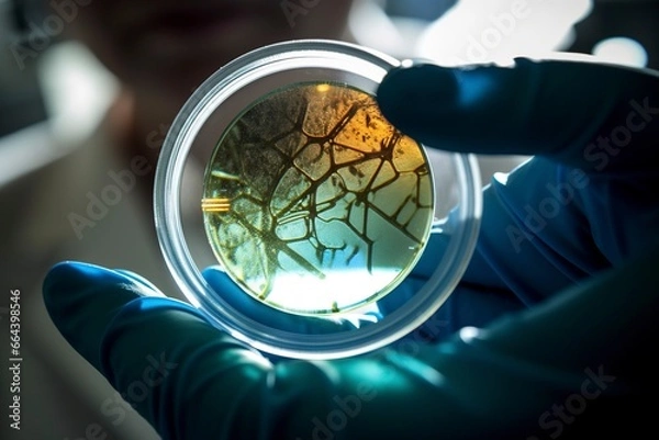 Fototapeta close up of a microscope