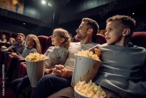 Obraz people watching movie