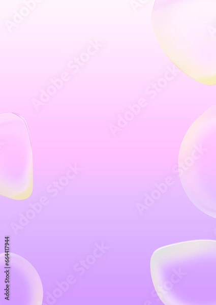 Obraz Purple Gradient Wallpaper With Bubbles