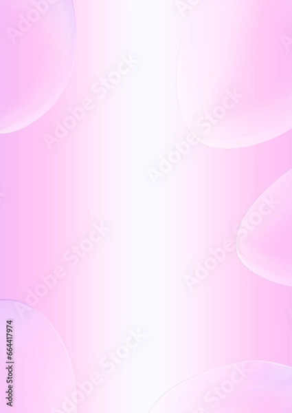 Obraz Pink Gradient Wallpaper With Bubbles