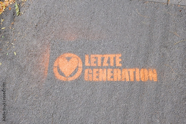 Obraz "Last Generation" lettering