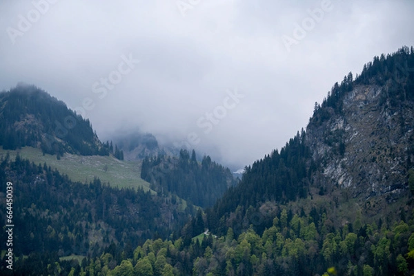 Obraz landscape with clouds
