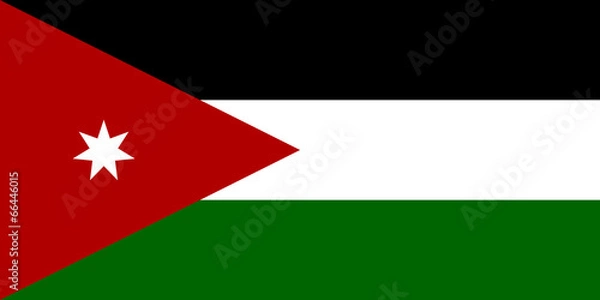 Obraz Flag of Jordan