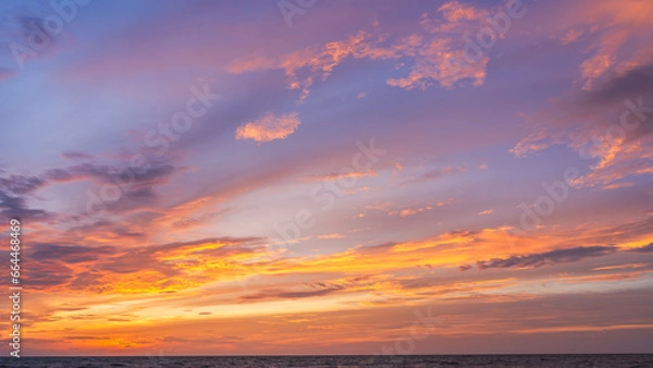 Obraz sunset over the sea