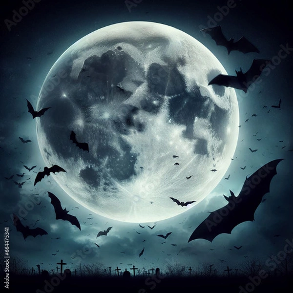 Fototapeta halloween night background