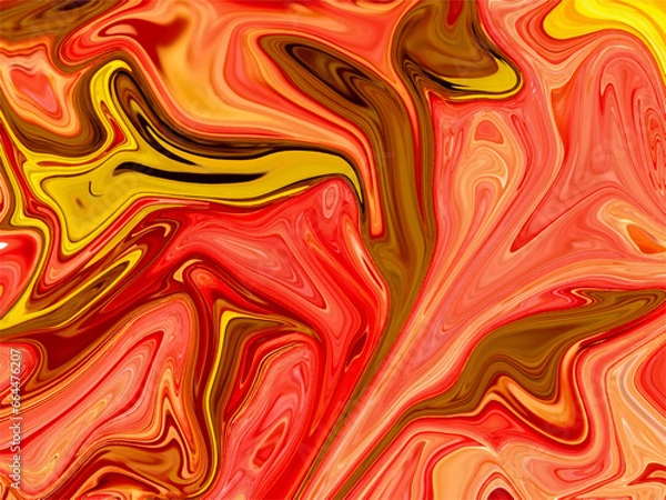 Fototapeta Vector abstract fluid colorful liquid marble paint background	