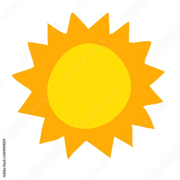 Obraz sun cartoon vector