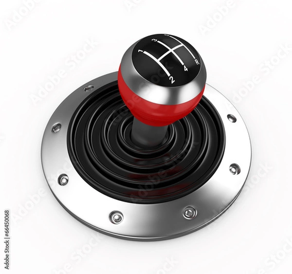 Obraz 3d Gear Stick - isolated