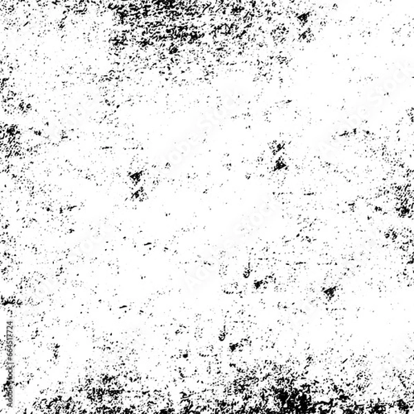 Fototapeta Scratched Grunge Urban Background Texture Vector. Dust Overlay Distress Grainy Grungy Effect. Distressed Backdrop Vector Illustration. Isolated Black on White Background. EPS 10