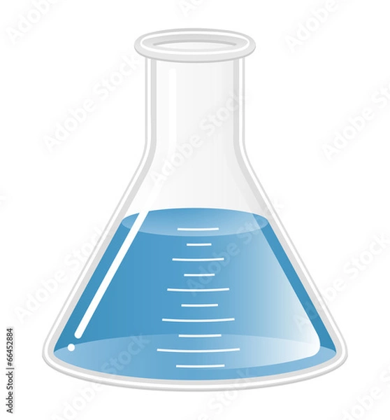Fototapeta Erlenmeyer Flask