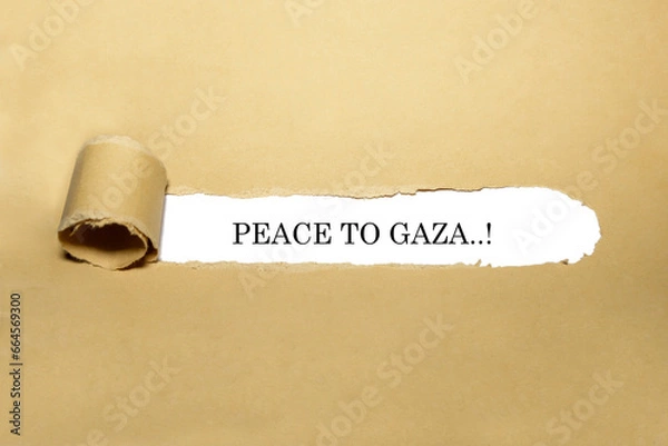 Obraz Peace to gaza