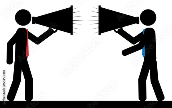 Obraz The men are screaming